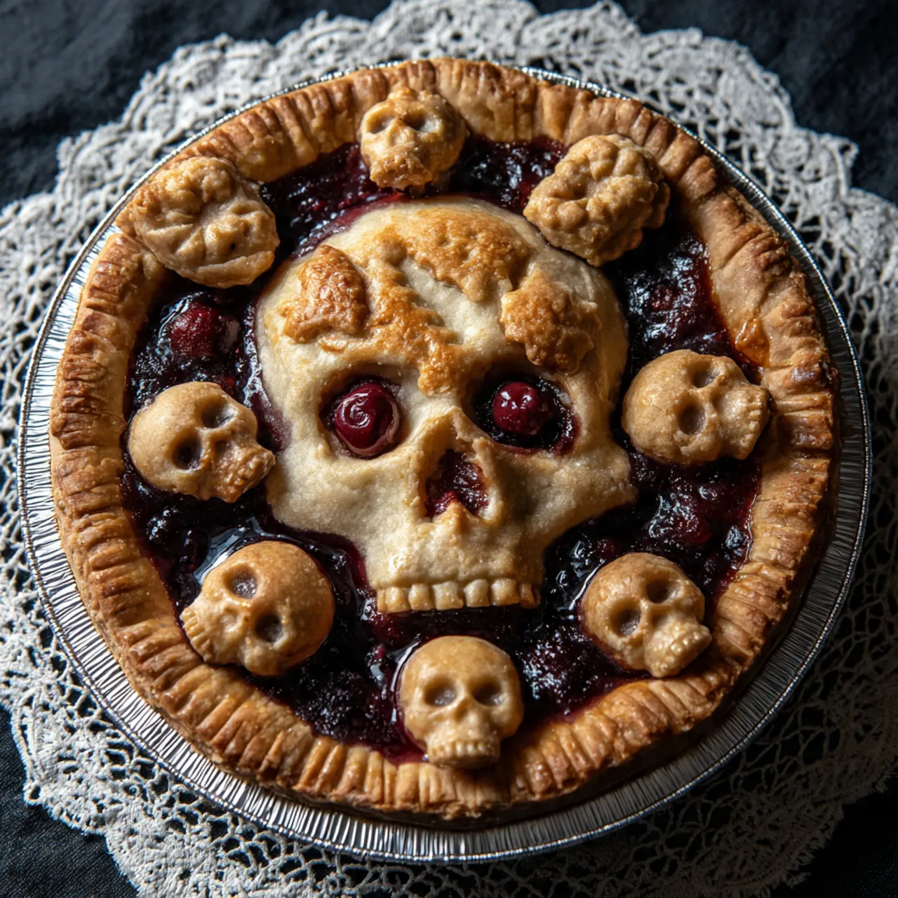 Creepy Shrunken Heads Pie – Halloween Dessert with Oven-Baked Apple Heads 8 Shrunken Heads Pie with oven-baked apple heads