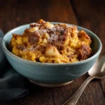 Apple Cinnamon Pumpkin Recipe Healthy and Delicious 12 Apple cinnamon pumpkin cobbler served warm