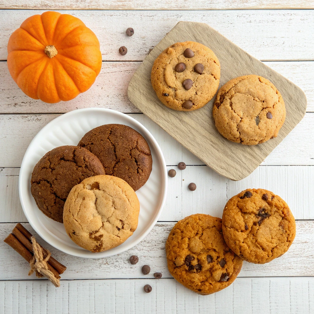 Pumpkin Spice Cookies Recipe: Soft, Chewy, and Full of Autumn Flavor 11 Four pumpkin spice cookie variations