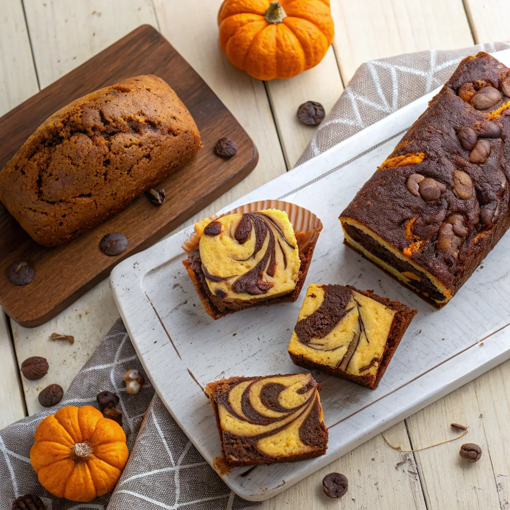 Chocolate Swirl Pumpkin Muffins Perfect for Family Breakfast 11 Four Chocolate Swirl Pumpkin desserts