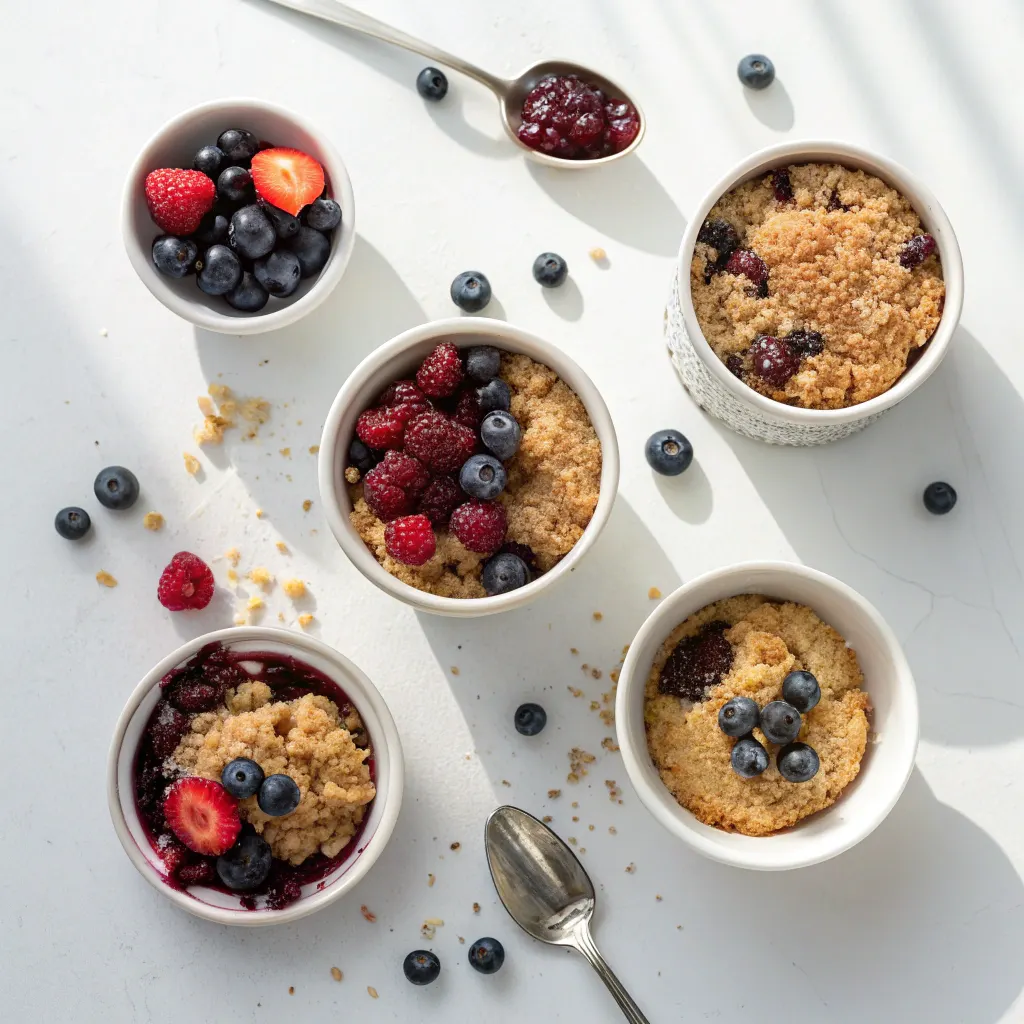 Blood-Red Berry Quinoa Tombstones – Halloween Mixed Berry Quinoa Dump Cake 11 Variations of mixed berry quinoa dump cake