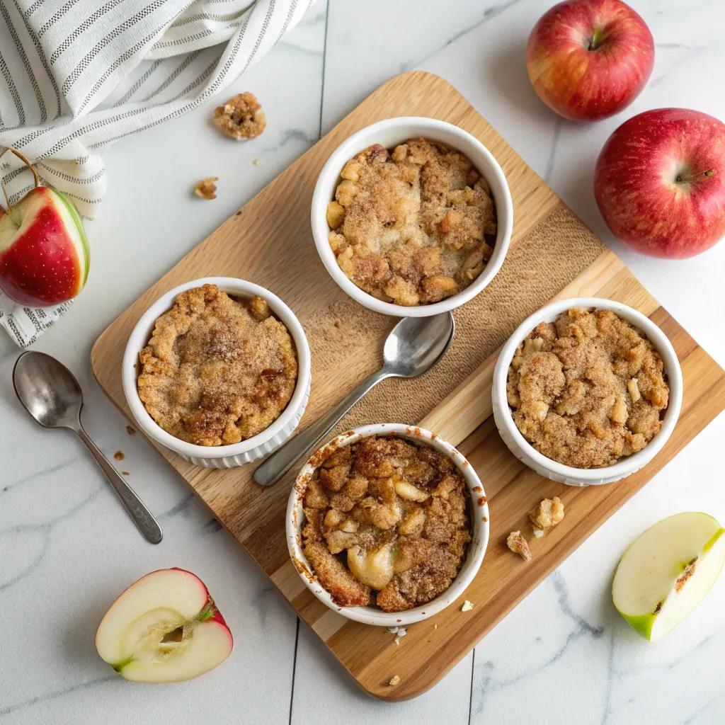 Variations of apple dump cake