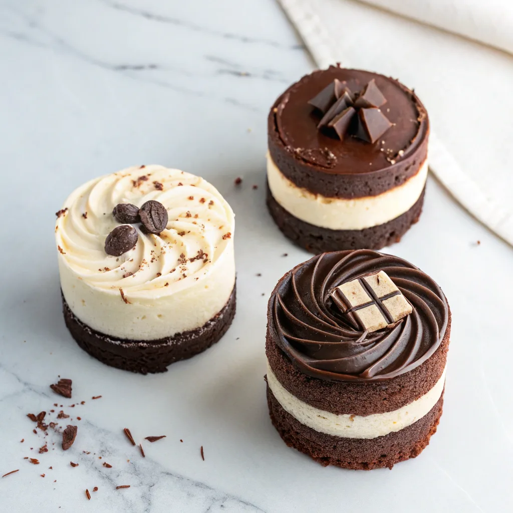 Vampire’s Decadent Tuxedo Cake – Sinfully Dark Chocolate Halloween Cake 11 Three variations of decadent tuxedo cake