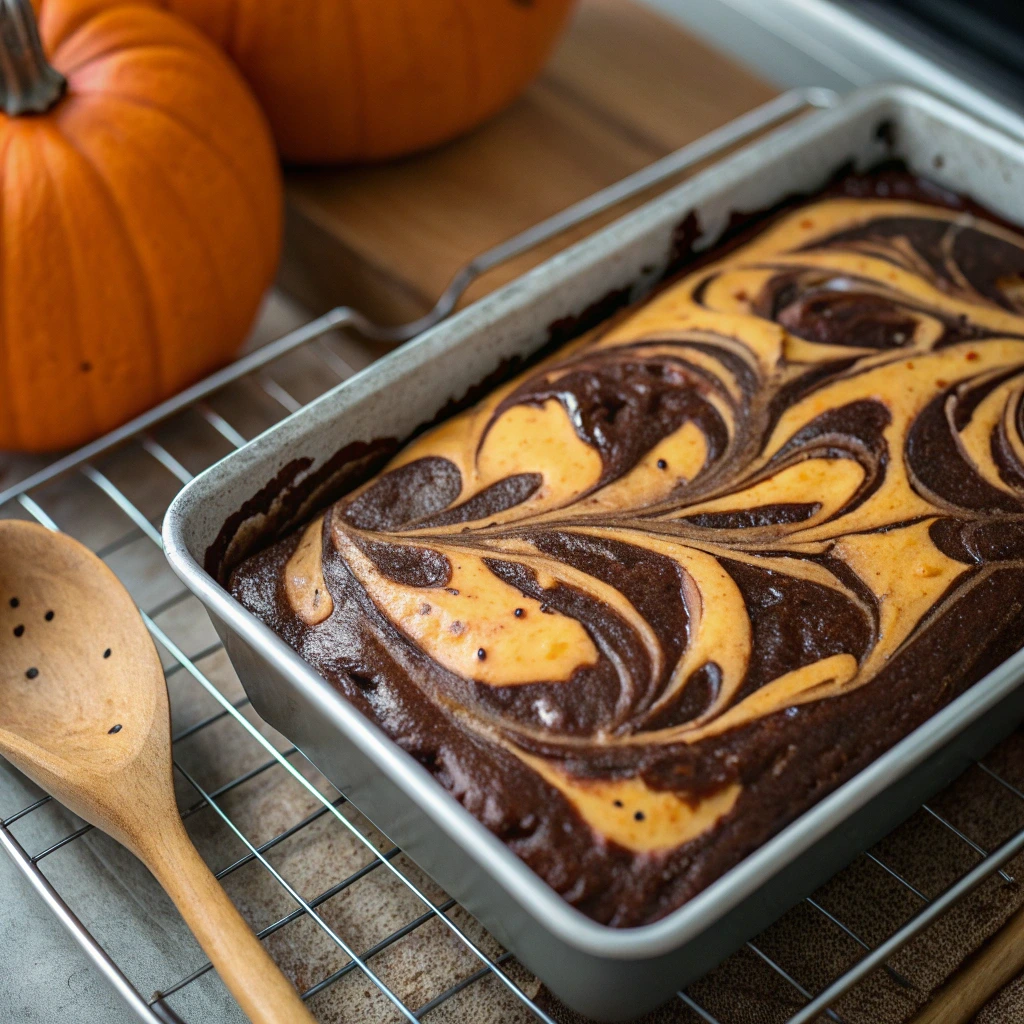 Halloween Pumpkin Chocolate Swirl Cake Recipe You’ll Love This Fall 10 Baking Halloween Pumpkin Chocolate Swirl Cake