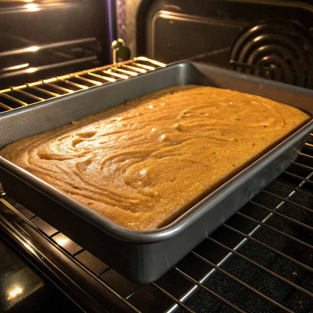 Graveyard Pumpkin Latte Sheet Cake for Chilling Halloween Parties 10 Baking pumpkin sheet cake in 9×13 pan