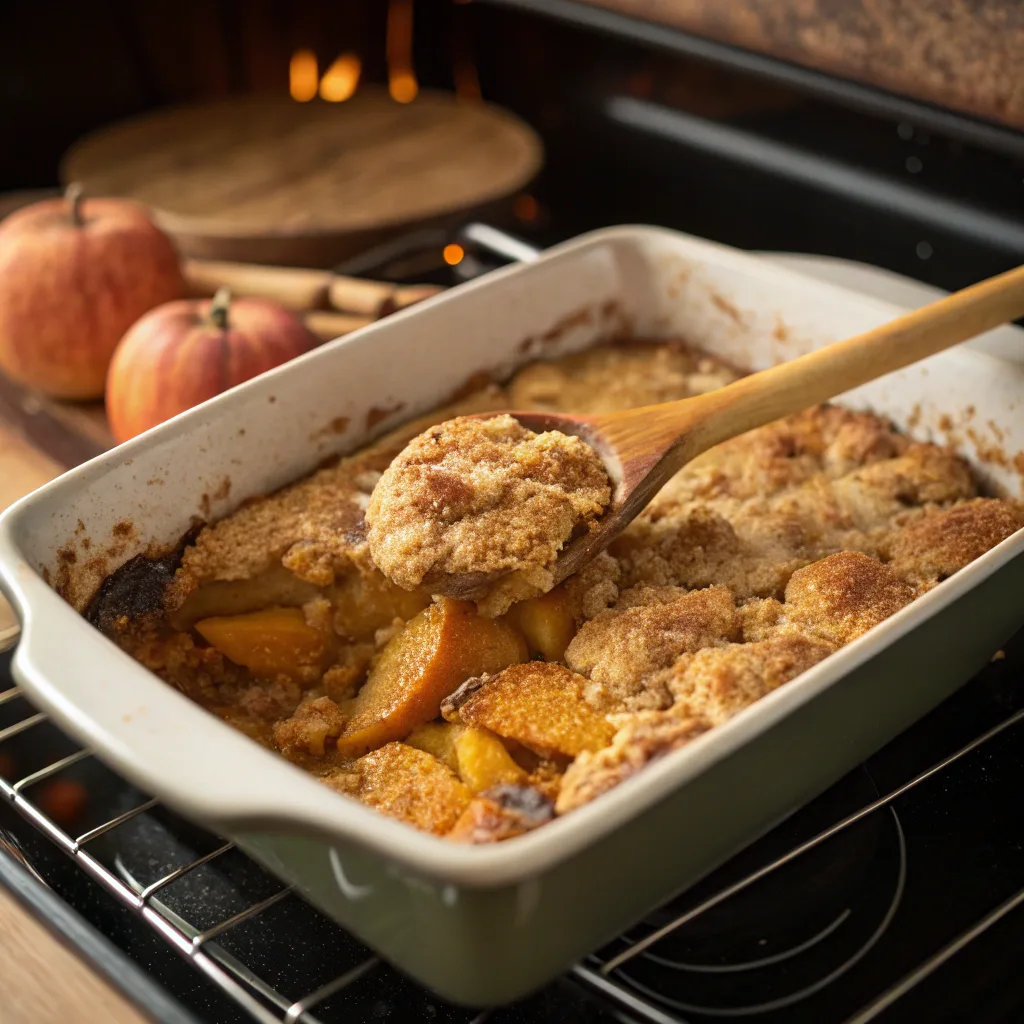 Apple Cinnamon Pumpkin Recipe Healthy and Delicious 10 Cooking apple cinnamon pumpkin cobbler in oven