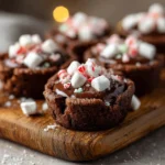 Chocolate Peppermint Cookie Cups: Easy Holiday Dessert Recipe 12 Chocolate peppermint cookie cup with peppermint ganache