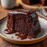 Mexican chocolate milk cake with ganache