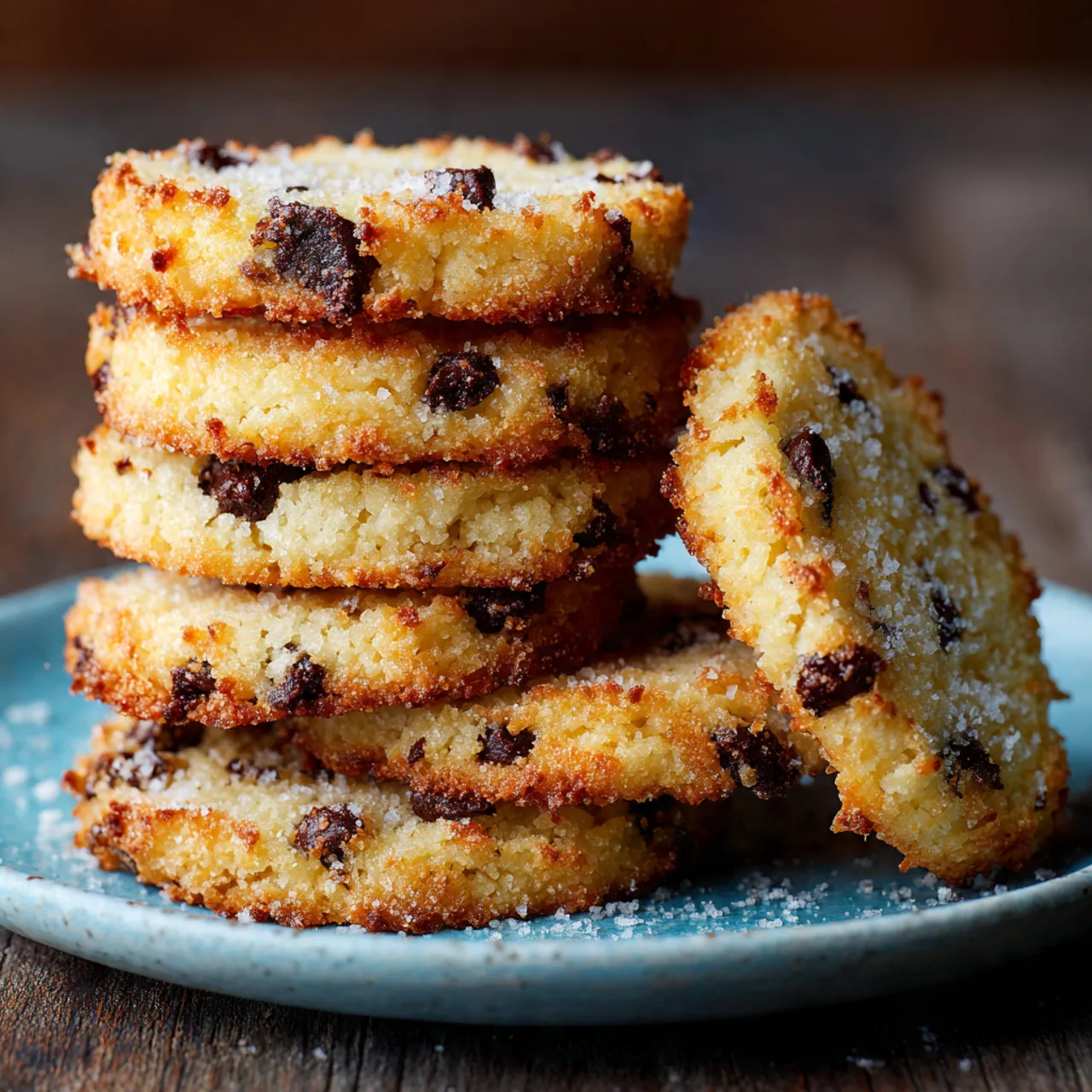 Panko Cookies: Quick, Easy, and Customizable Dessert 8 Stack of golden panko cookies