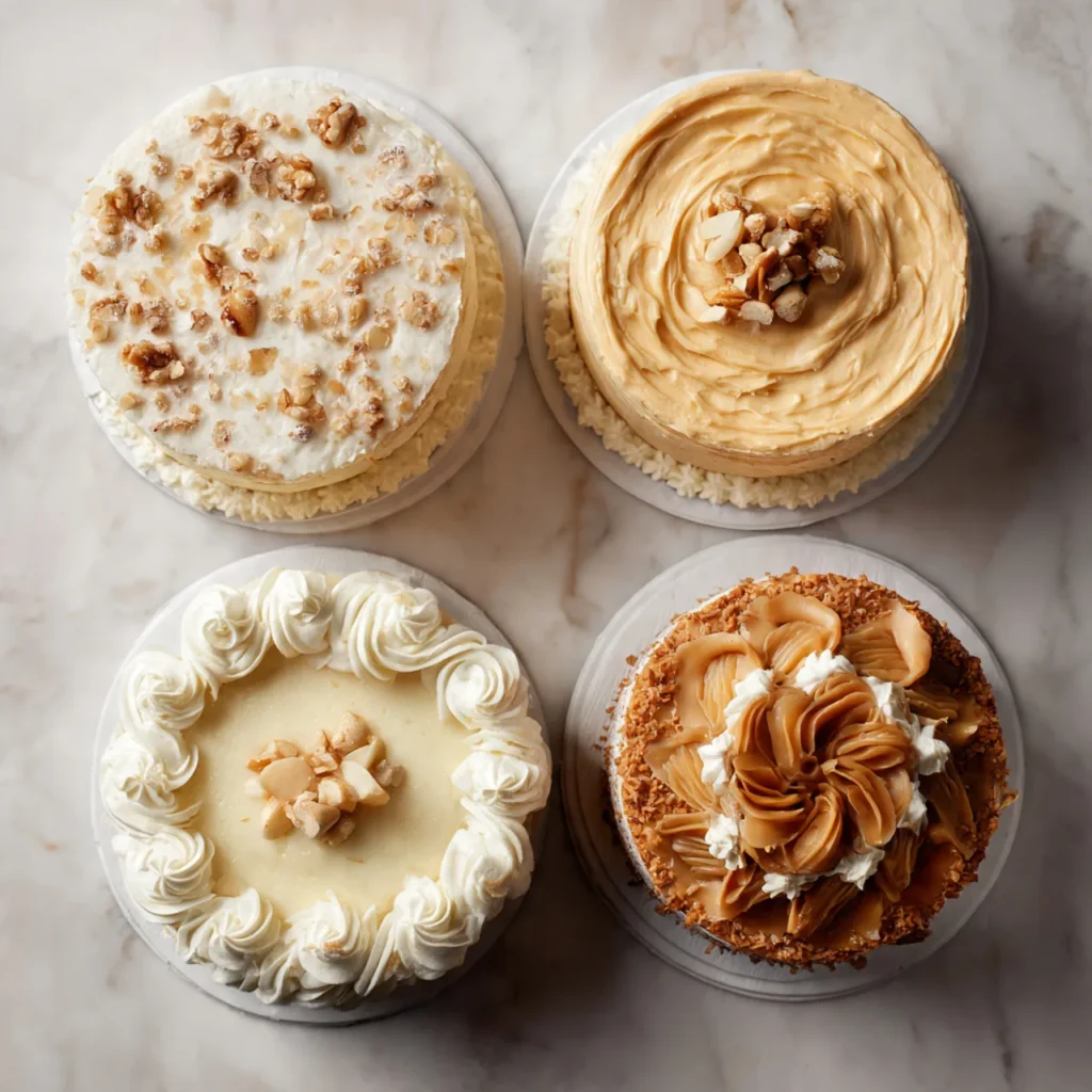 Four variations of Classic Neiman Cake