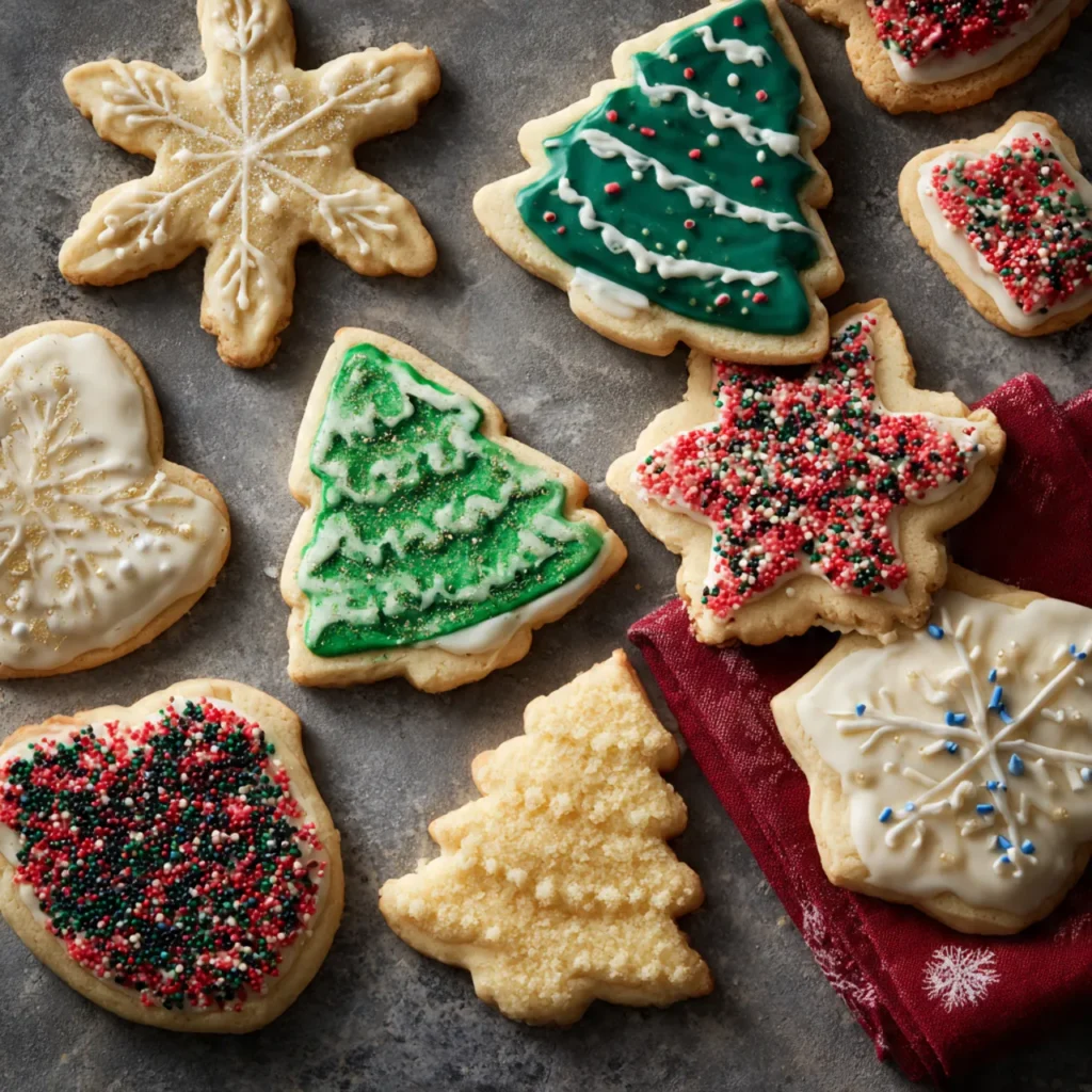 Variations of gluten free sugar cookies