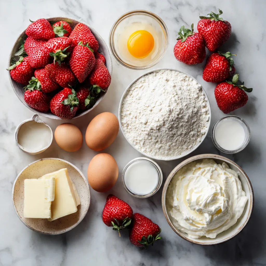Strawberry Shortcake Cake Recipe Everyone Will Love 7 Ingredients for strawberry shortcake cake
