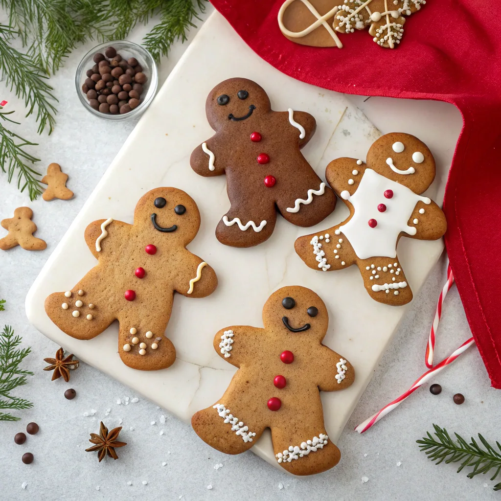 Irresistible Nutella Gingerbread Men Recipe for Holiday Baking Fun 11 Decorated Nutella gingerbread men