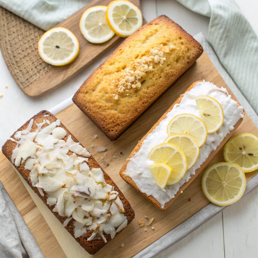 Zombie Easy Coconut Loaf – Brainy Coconut Cake Slice 11 Three variations of easy coconut loaf