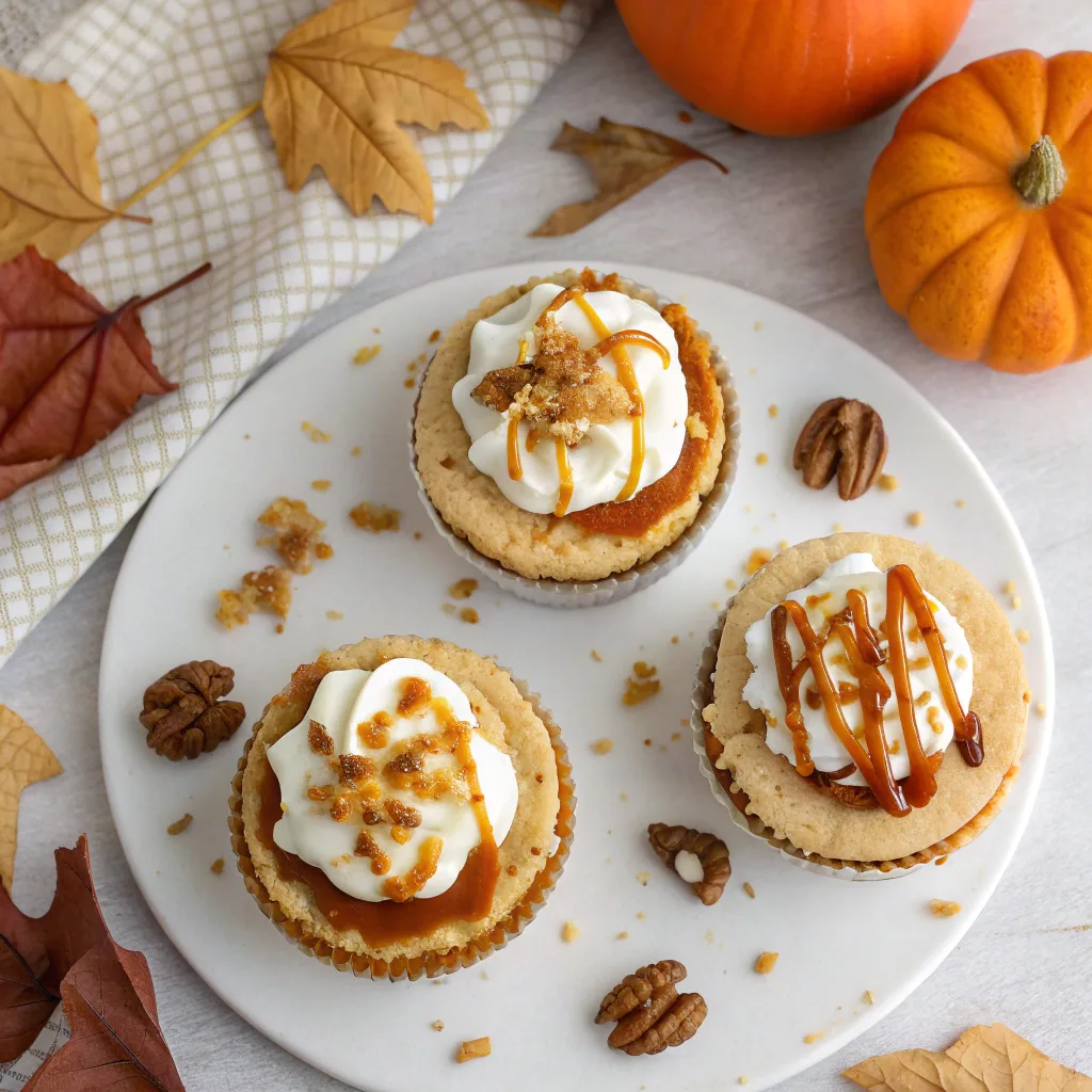 Variations of salted caramel apple pie cheesecake