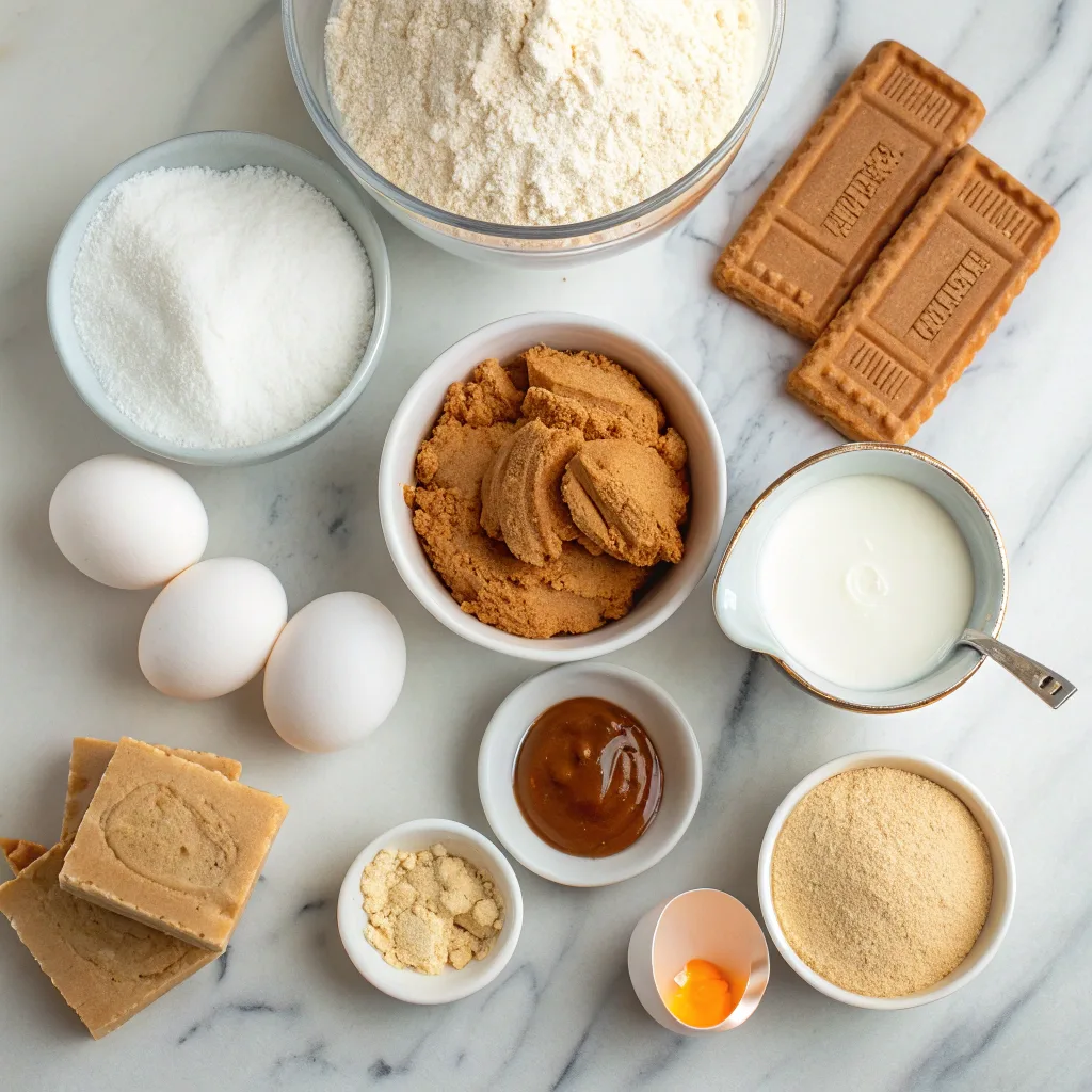 Biscoff Cookie Butter Cake Recipe – Perfect for Any Occasion 9 Ingredients for Biscoff Cookie Butter Cake