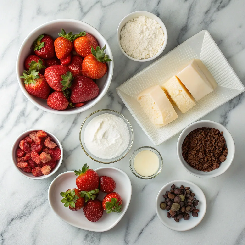 Easy Stuffed Strawberries with Cheesecake Filling 9 Ingredients for cheesecake stuffed strawberries