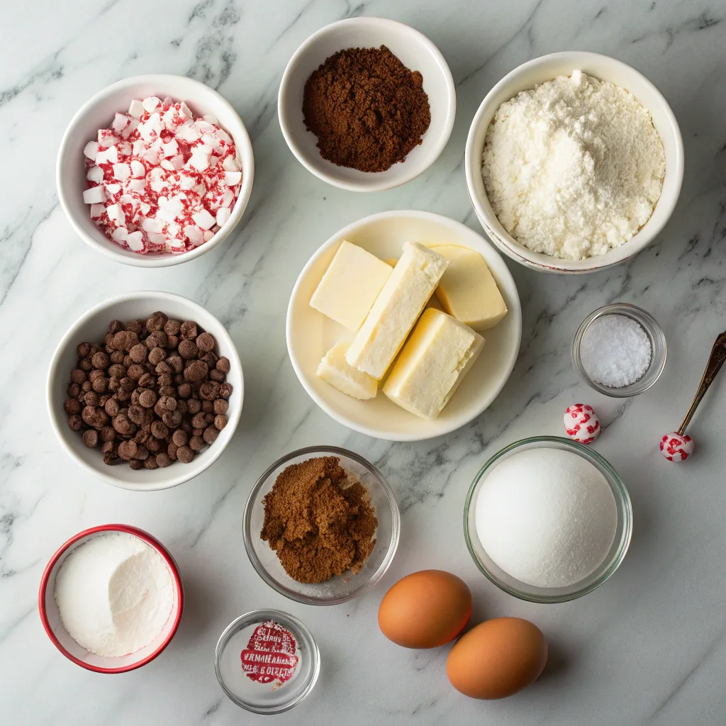 Chocolate Peppermint Cookie Cups: Easy Holiday Dessert Recipe 9 Ingredients for chocolate peppermint cookie cups