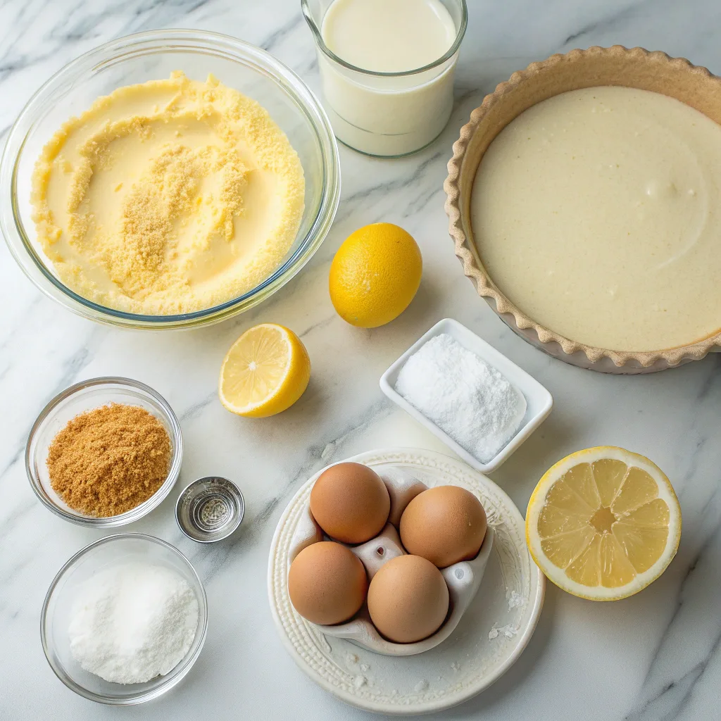 Creamy Lemon Impossible Pie – Old-Fashioned Flavor Made Easy 9 Ingredients for creamy lemon impossible pie