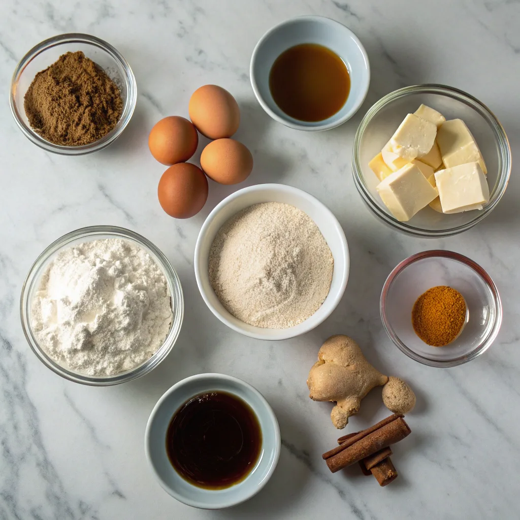 Gingerbread Cake Recipe – Moist, Easy, and Full of Spices 9 Ingredients for gingerbread cake