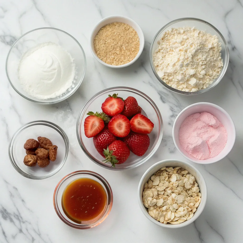 How to Make Strawberry Cheesecake Protein Balls Healthy 9 Ingredients for strawberry cheesecake protein balls