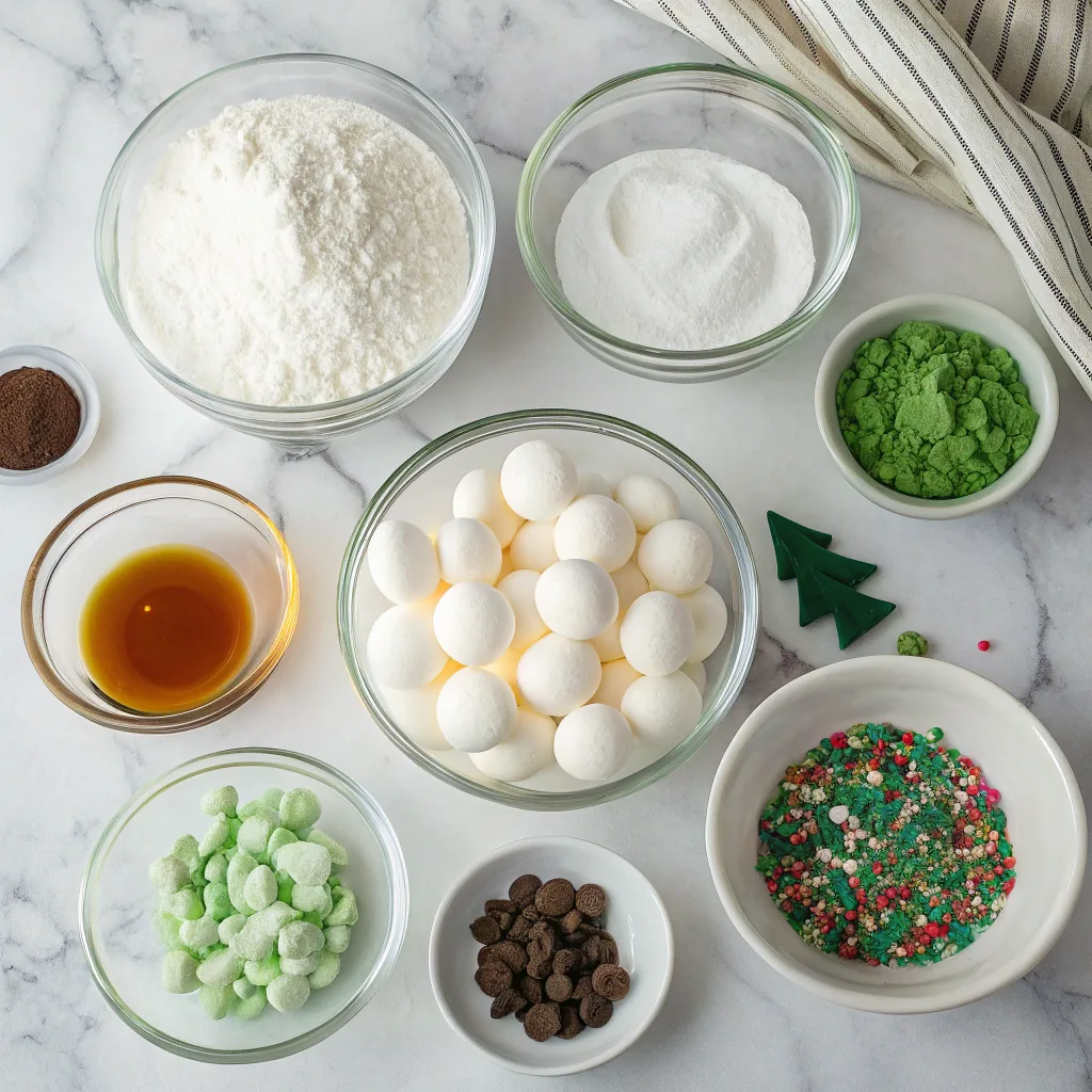 Christmas Tree Meringue Recipe for Festive Holiday Baking 9 Ingredients for tree meringue cookies