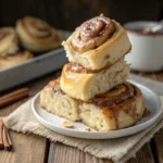 Banana Bread Cinnamon Rolls Recipe – Quick, Easy, and Moist 12 Moist banana bread cinnamon roll drizzled with glaze