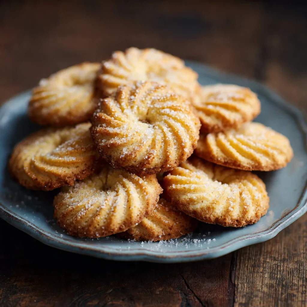 Four variations of Danish Butter Cookies Classic