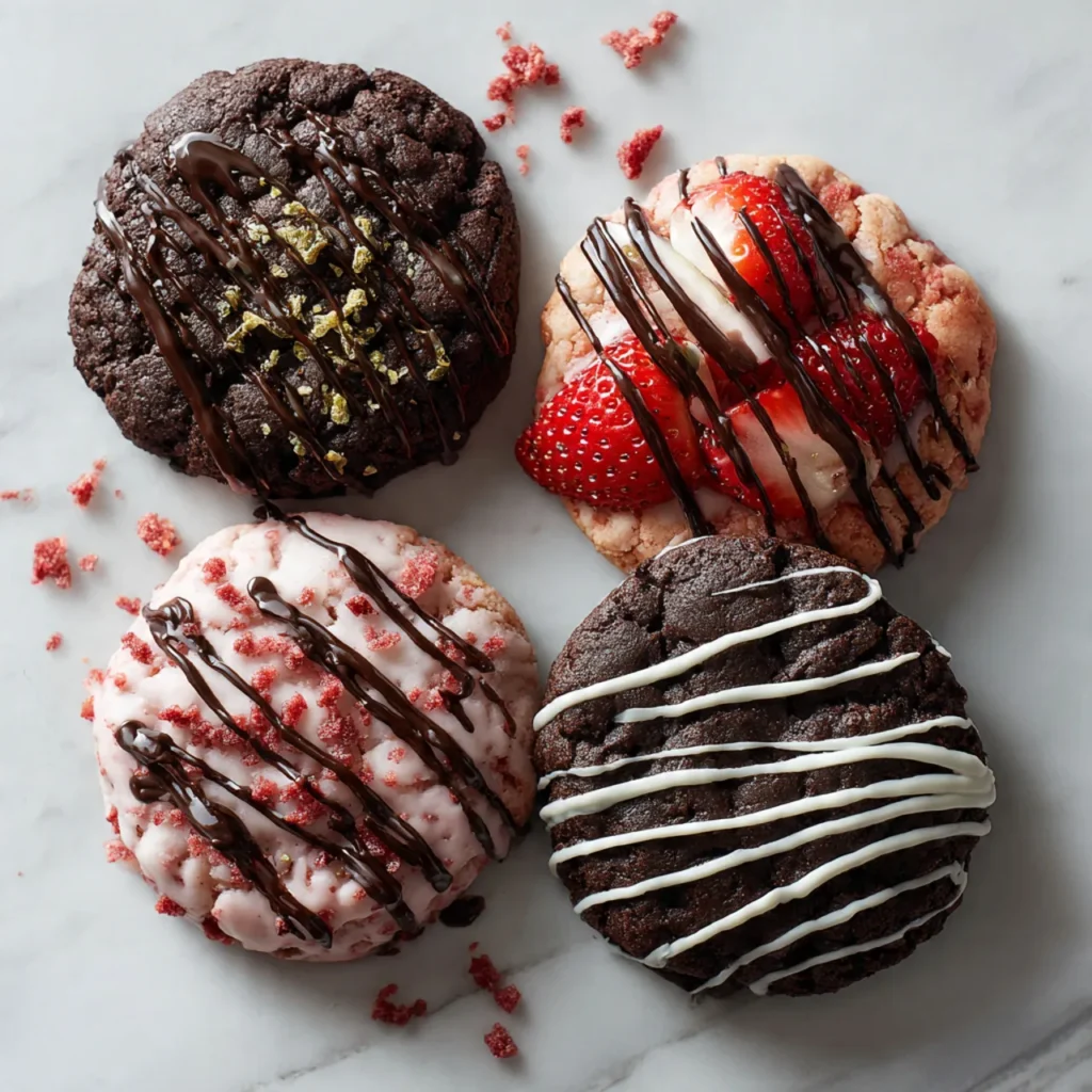 Chocolate Covered Strawberry Cookies Everyone Will Love 11 Variations of chocolate strawberry cookies