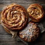 Almond kringle variations flat lay