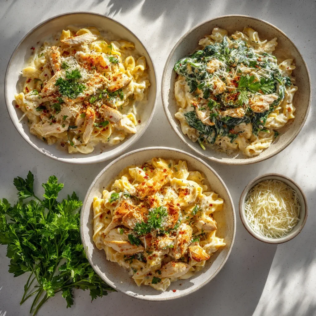 Variations of Cajun Chicken Alfredo