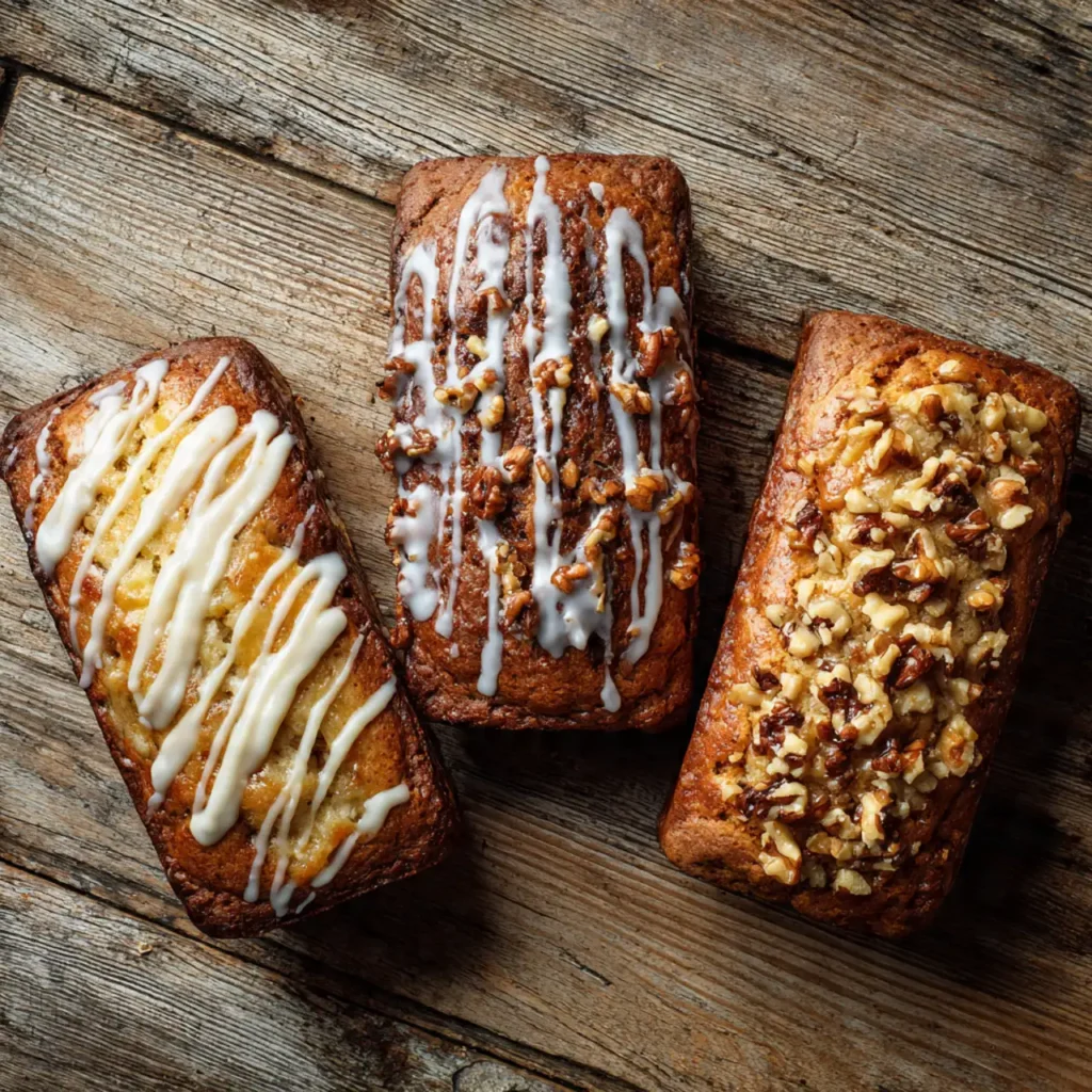 Eggnog bread variations
