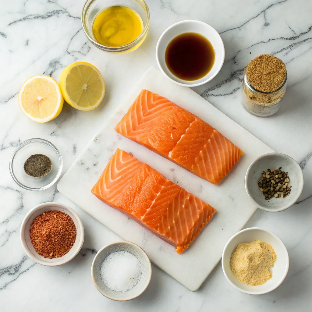 Maple Dijon Baked Salmon – Easy Sheet Pan Dinner in 25 Minutes 9 Ingredients for maple Dijon baked salmon