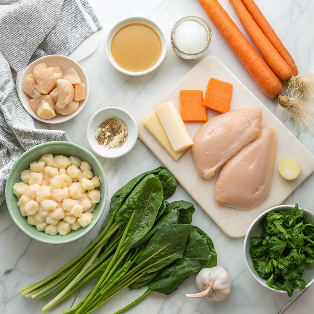 Ingredients for Marry Me Chicken Soup