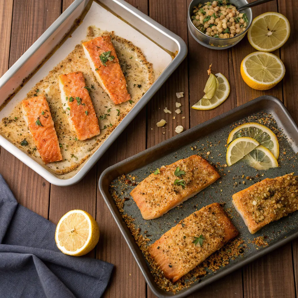 Maple Dijon Baked Salmon – Easy Sheet Pan Dinner in 25 Minutes 11 Four maple Dijon salmon variations
