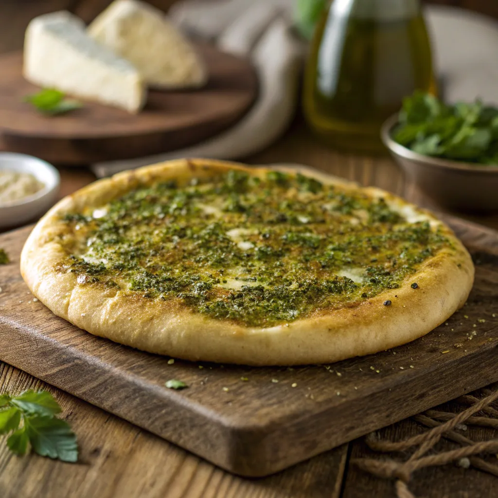 Zaatar Manakeesh fresh from the oven