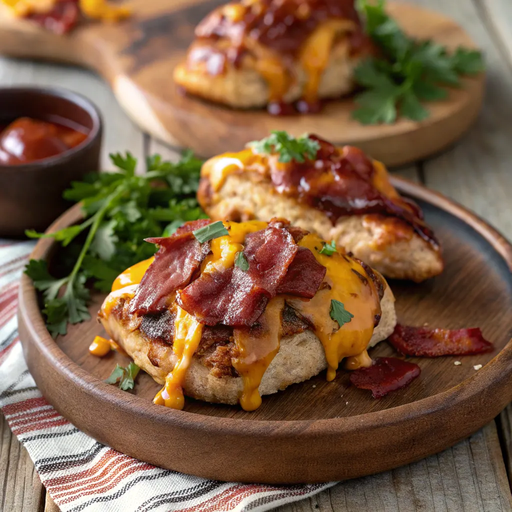 Close-up of Cowboy BBQ Bacon Cheddar Chicken