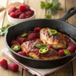 Spicy Jalapeno Raspberry Chicken Easy Dinner Ideas 12 Spicy jalapeno raspberry chicken in skillet