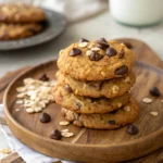 Breakfast Cookies for Kids – Fun, Healthy, and Quick to Make 12 Chewy chocolate chip breakfast cookie on beige plate