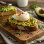 Avocado Toast Benefits – Healthy & Tasty Breakfast 12 Avocado toast with poached egg and herbs