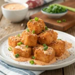 Crispy Bang Bang Salmon Bites – Healthy & Delicious Salmon Recipe 12 Crispy Bang Bang Salmon Bites served hot