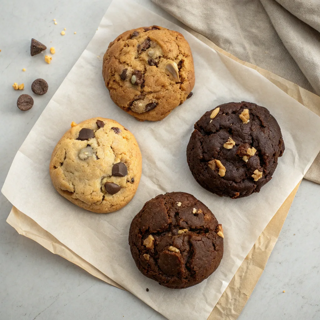 Levain chocolate chip cookie variations