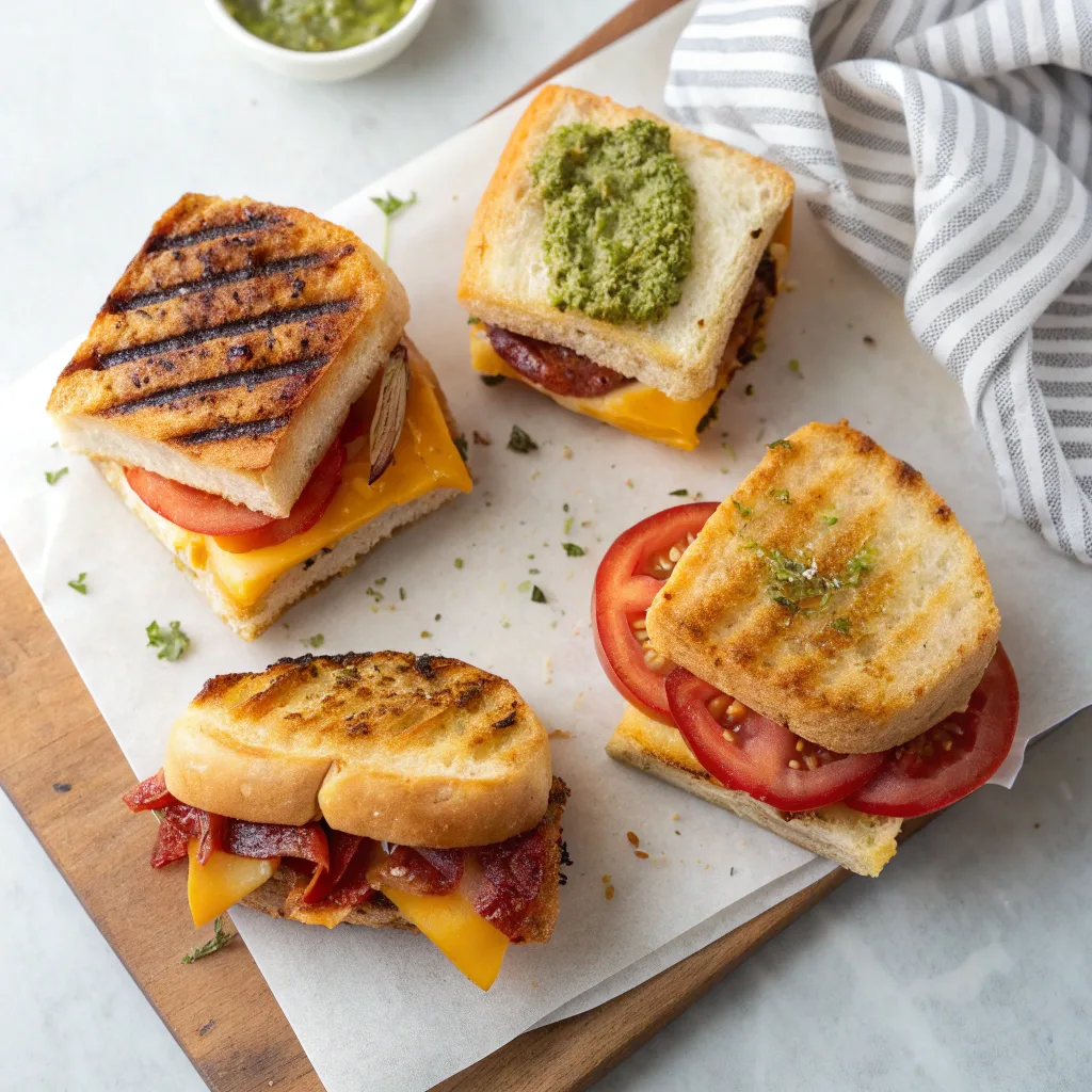 Cheesy, Golden Mini Grilled Cheese Sandwiches 11 Mini grilled cheese sandwich variations