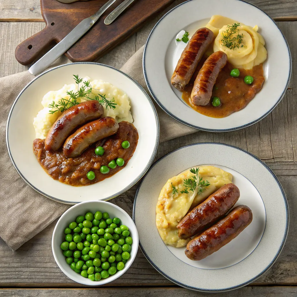 Bangers and Mash – Creamy Mash & Rich Onion Gravy 11 Different styles of bangers and mash