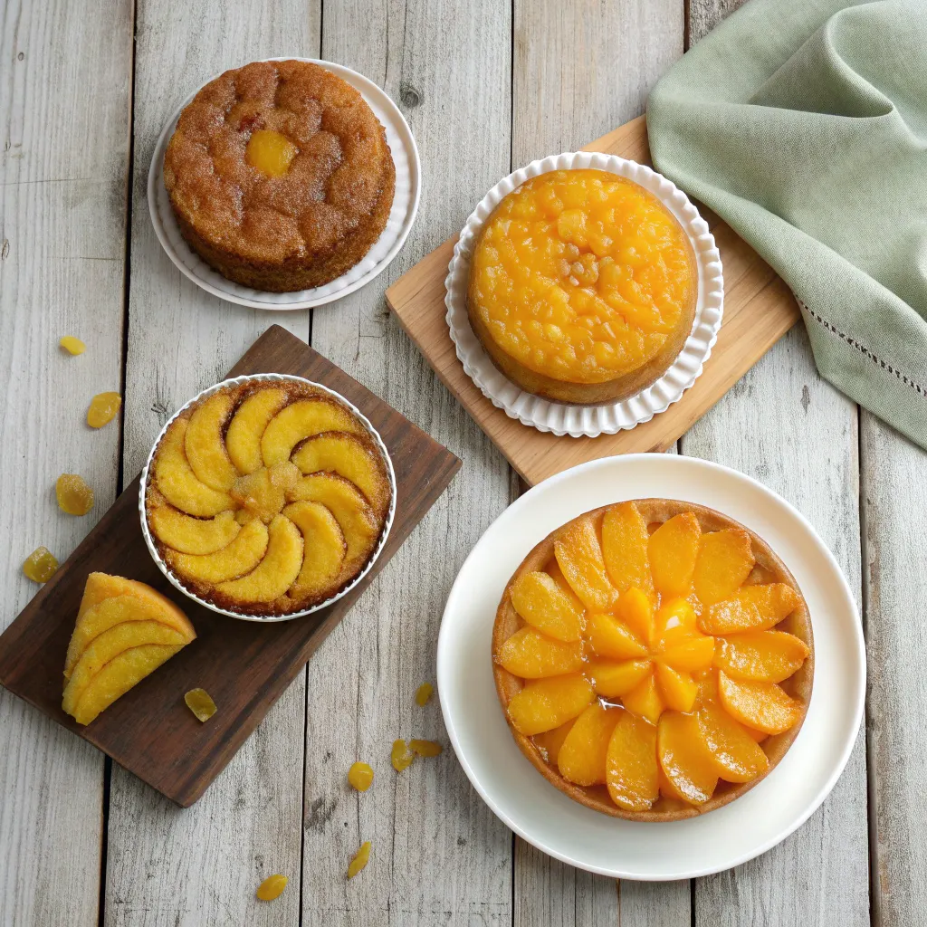 Variations of Mango Upside Cake