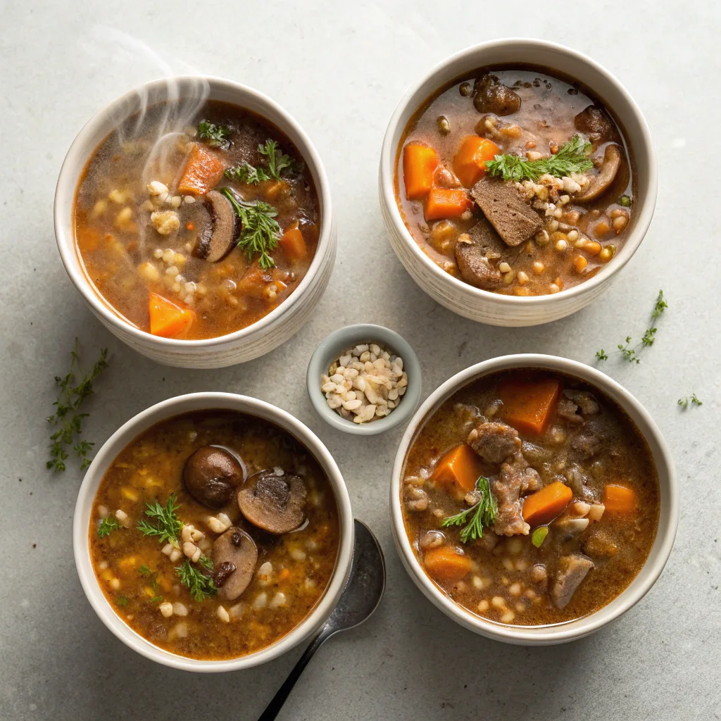 Beef and Barley Soup Recipe – Quick, Hearty, and Delicious 11 Variations of beef and barley soup