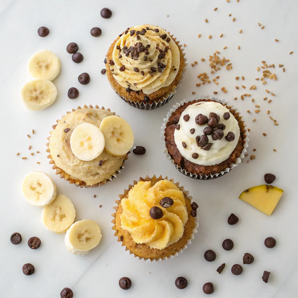 Four Banana Bonanza cake variations