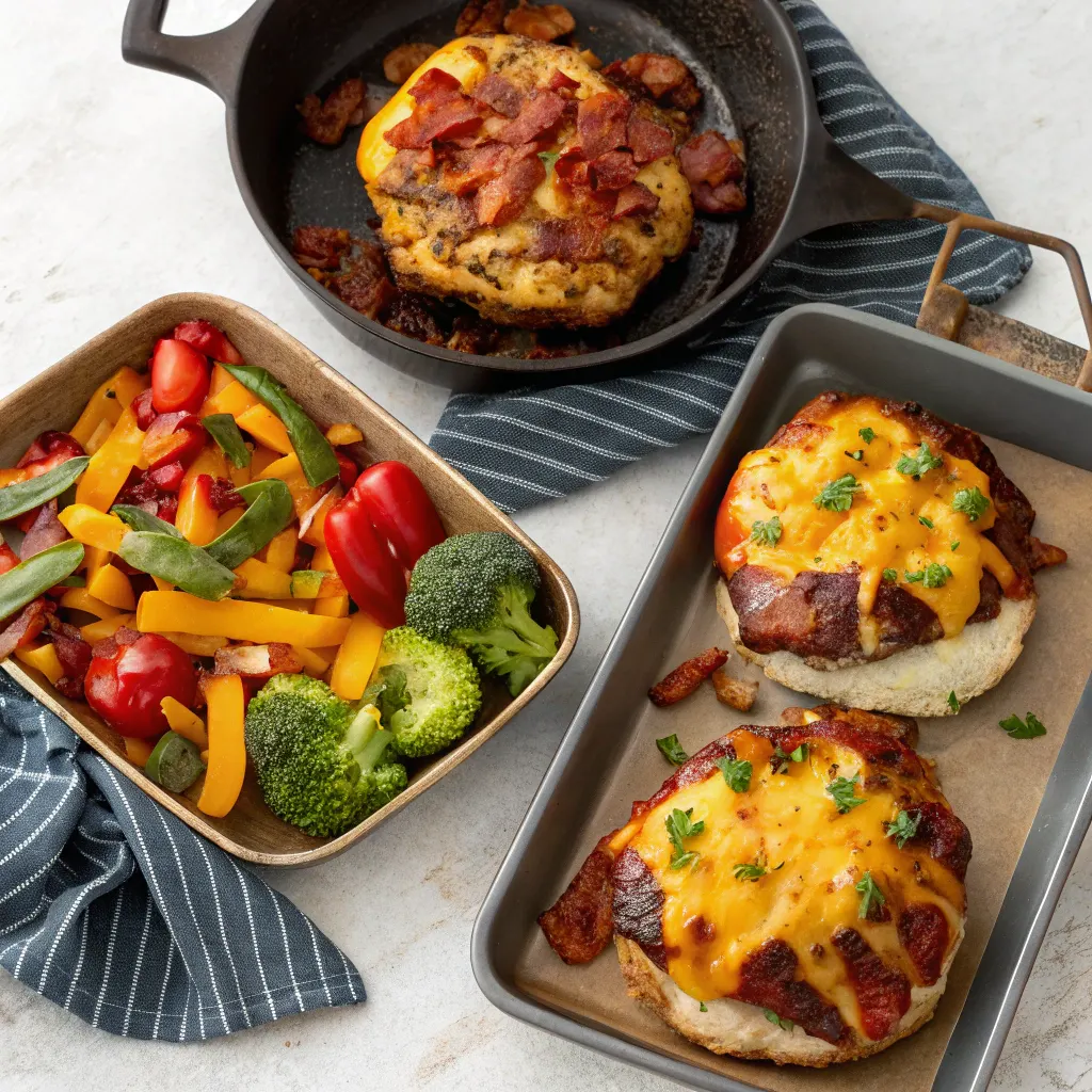 Plated Cowboy BBQ Bacon Cheddar Chicken