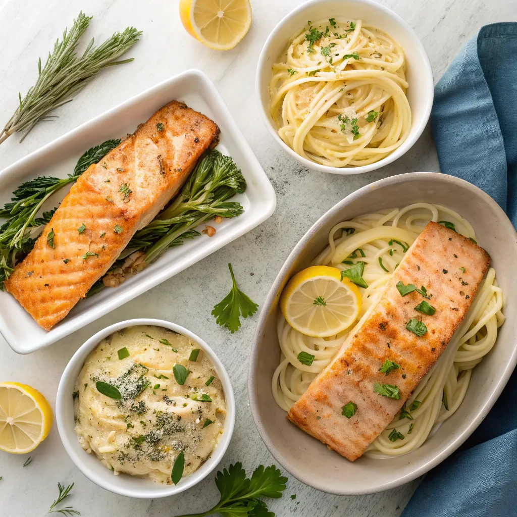 Variations of Lemon Butter Salmon
