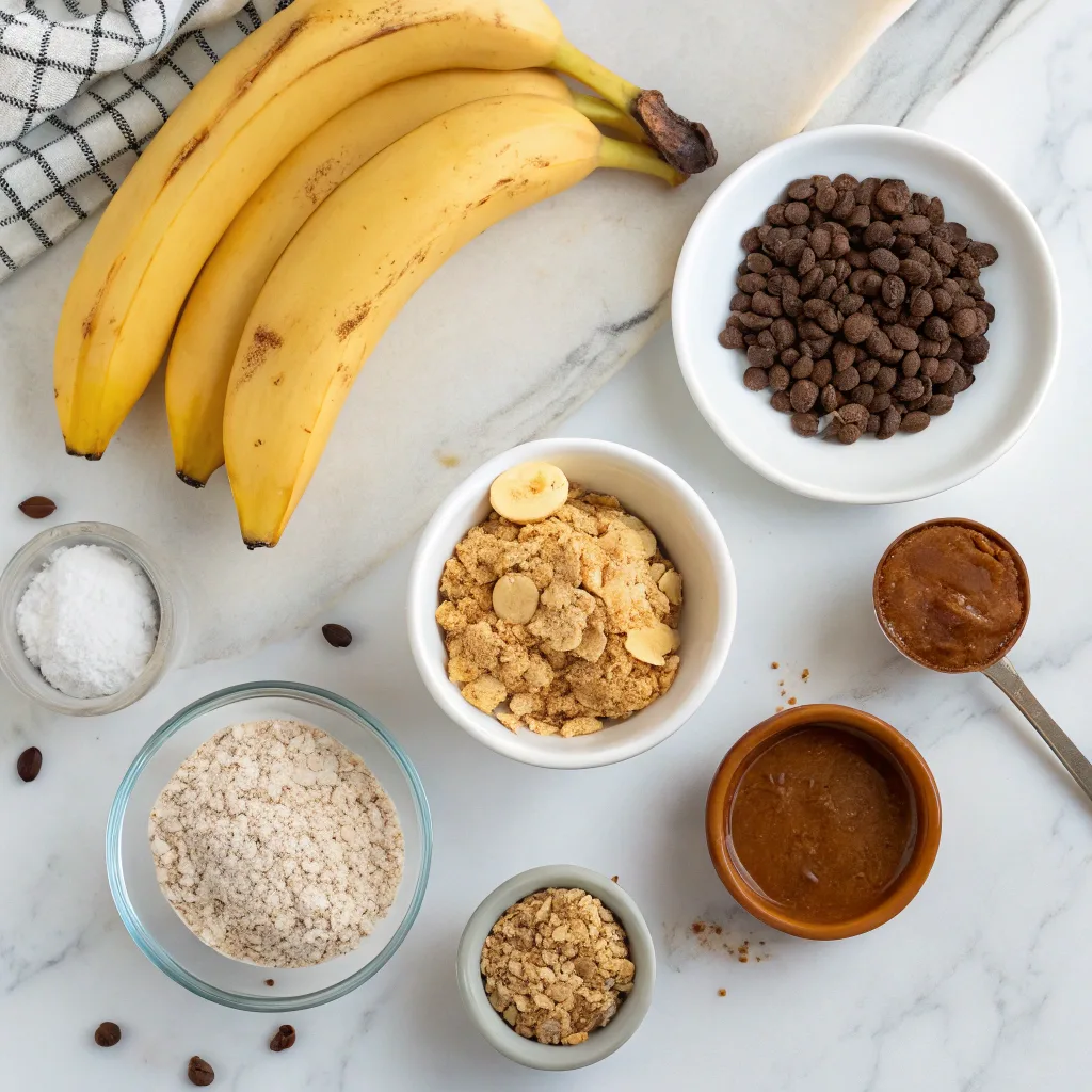 Banana Peanut Butter Oatmeal Bars – Easy, Healthy Snack Recipe 9 Ingredients for banana peanut butter oatmeal bars